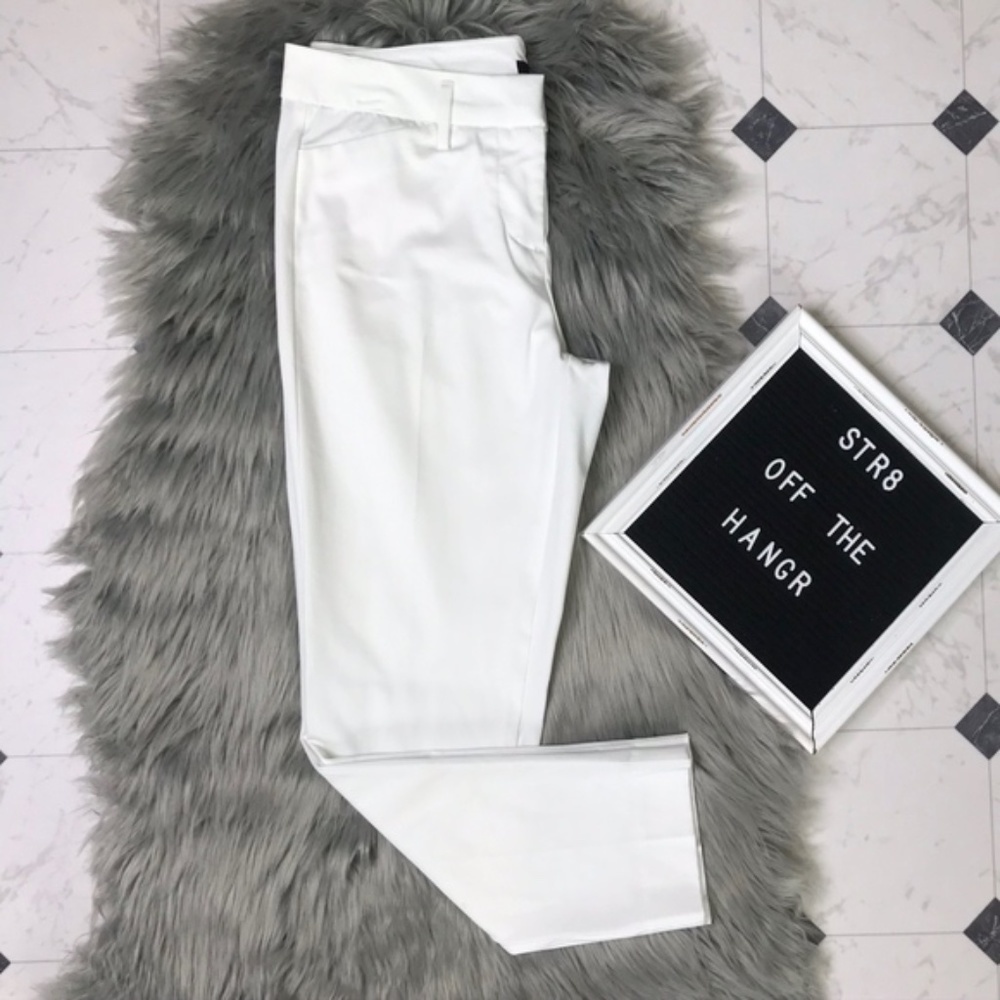 NWT Worthington white stretch ankle pants size 4p